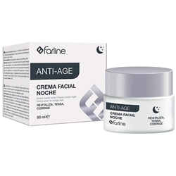 Farline Crema facial antiarrugas noche - Imagen 1