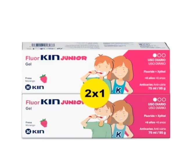 Pasta dental junior FluorKin 2x1 - Imagen 1