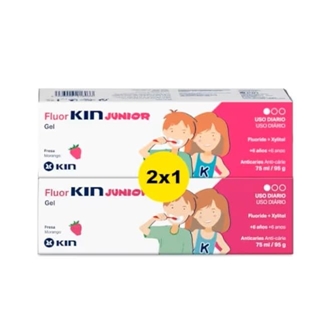 Pasta dental junior FluorKin 2x1 - Imagen 1